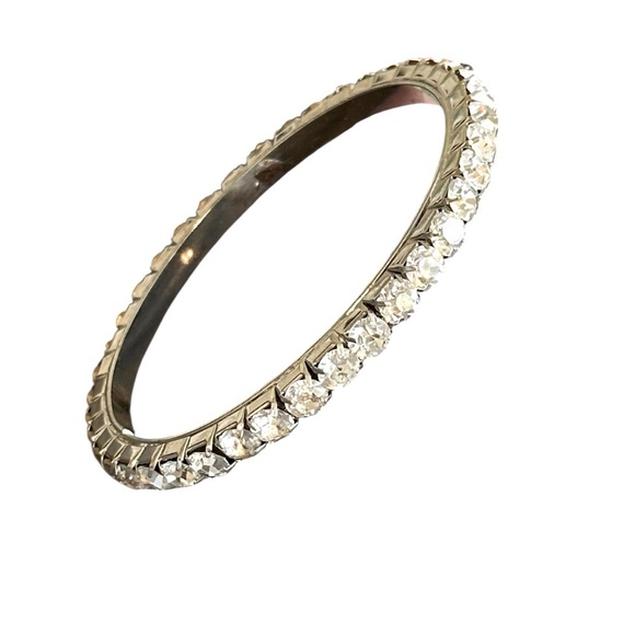 Vintage Rhinestone Bangle - Picture 2 of 5